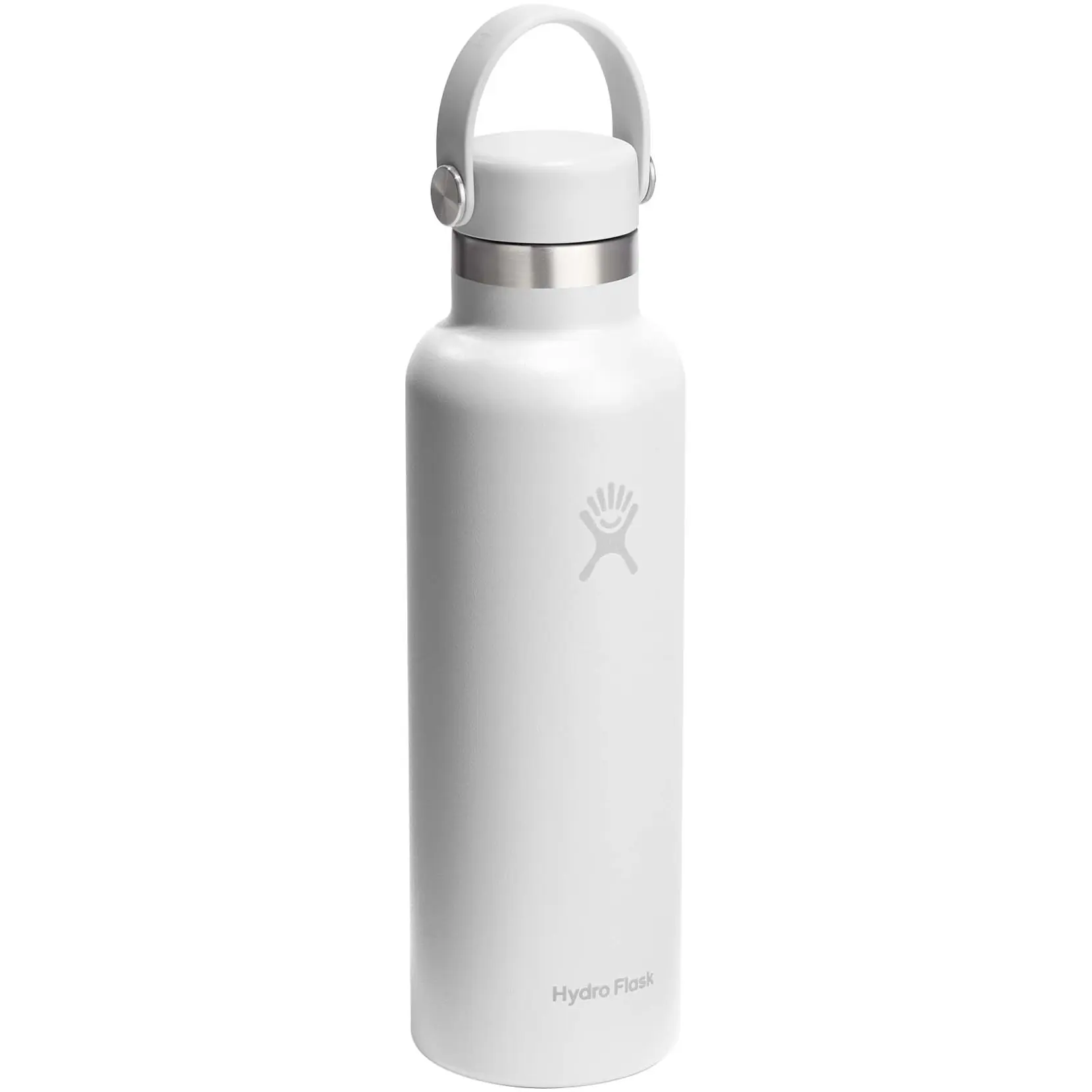 Bild på Hydra Flask Standard Mouth 621ml isolerad vattenflaska i rostfritt stål med lock med sugrör Bild på Hydra Flask Standard Mouth 621ml isolerad vattenflaska i rostfritt stål med lock med sugrör
