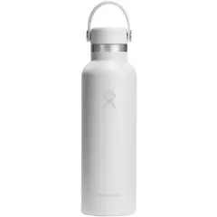 Bild på Hydra Flask Standard Mouth 621ml isolerad vattenflaska i rostfritt stål med lock med sugrör
