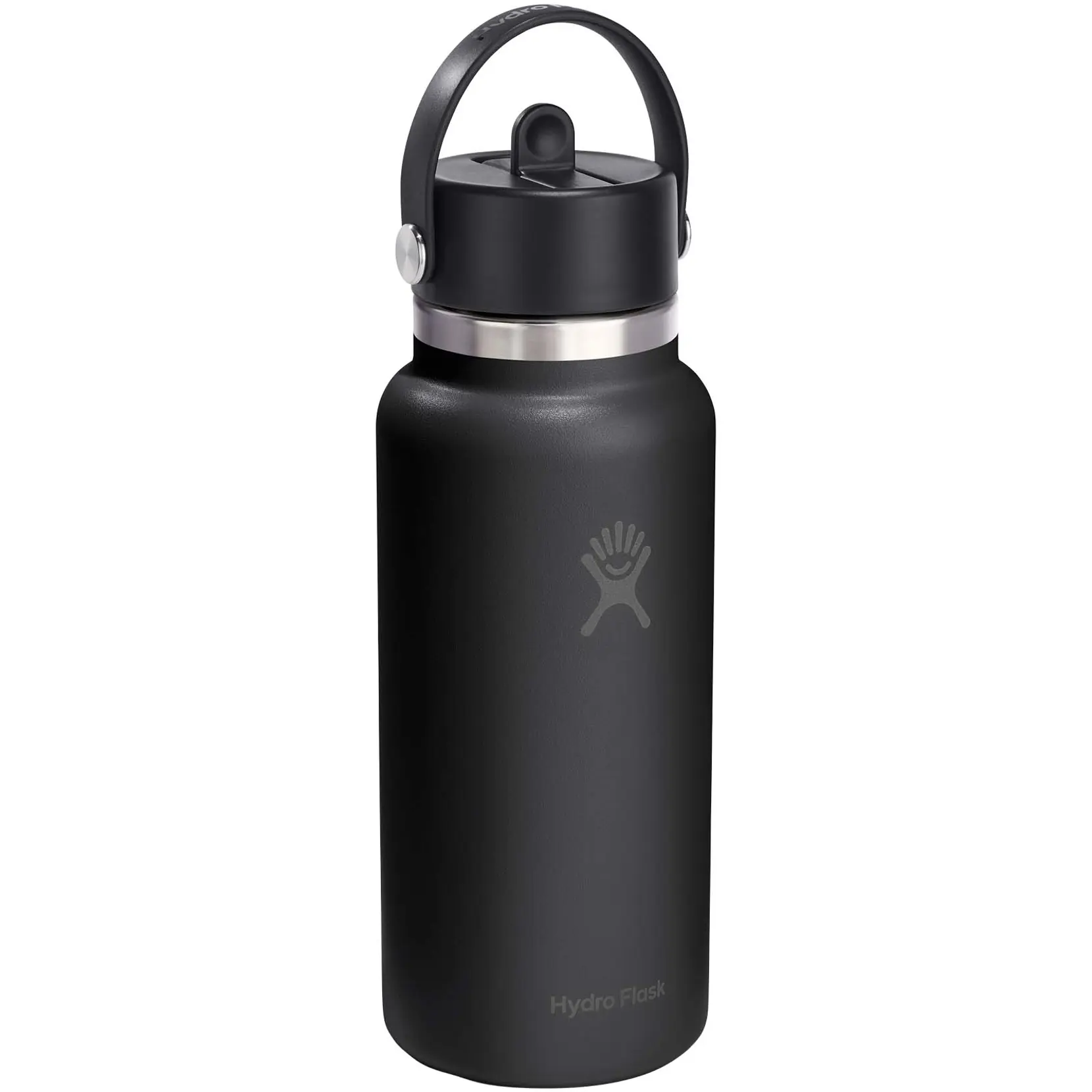 Bild på Hydro Flask Wide Mouth 946ml isolerad vattenflaska i rostfritt stål med lock med sugrör Bild på Hydro Flask Wide Mouth 946ml isolerad vattenflaska i rostfritt stål med lock med sugrör