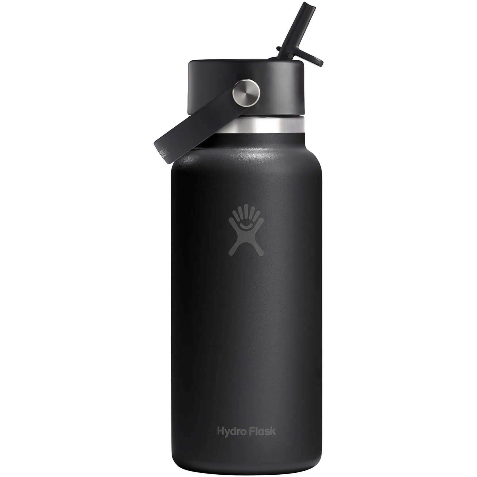 Bild på Hydro Flask Wide Mouth 946ml isolerad vattenflaska i rostfritt stål med lock med sugrör Bild på Hydro Flask Wide Mouth 946ml isolerad vattenflaska i rostfritt stål med lock med sugrör