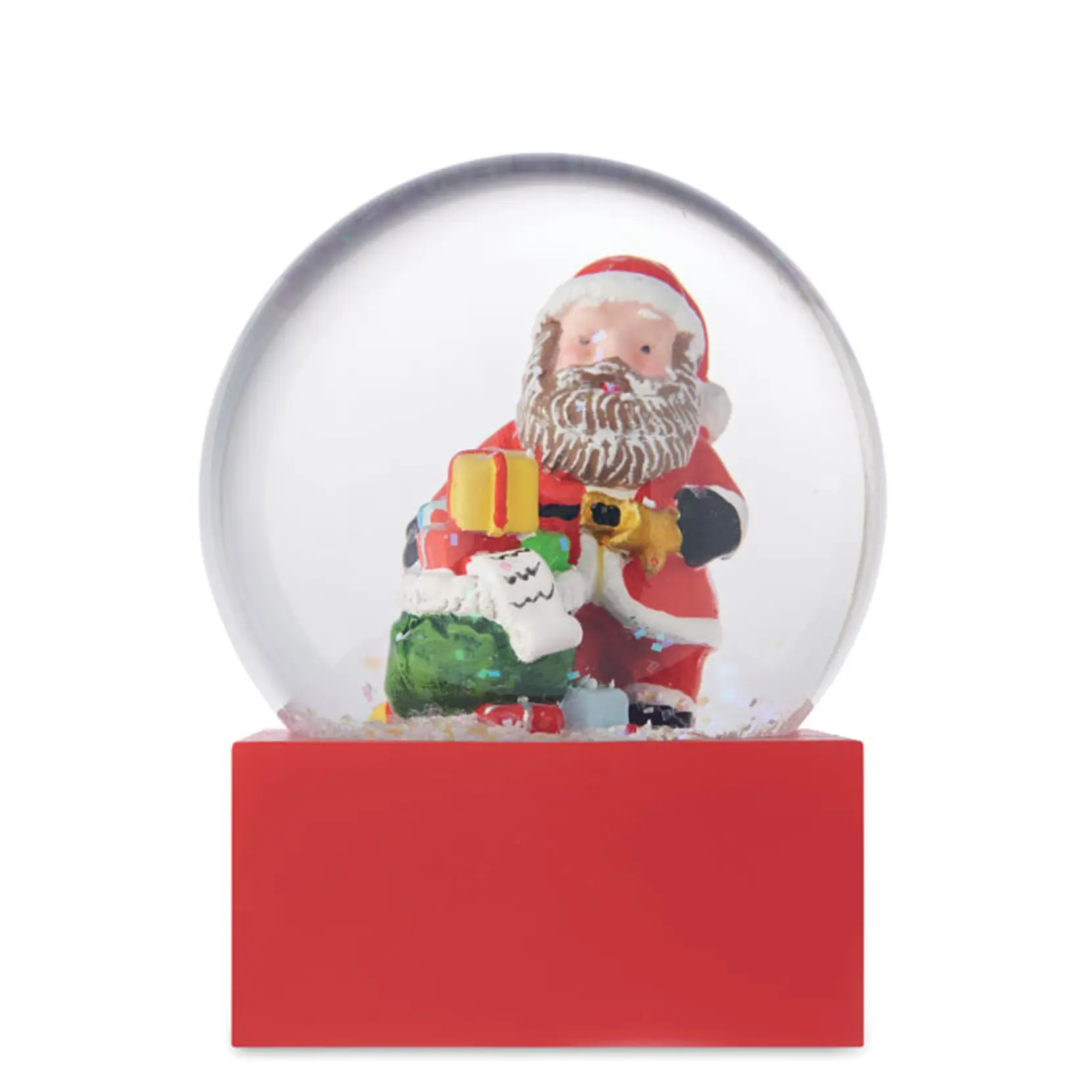 Bild på Snöboll glasprydnad