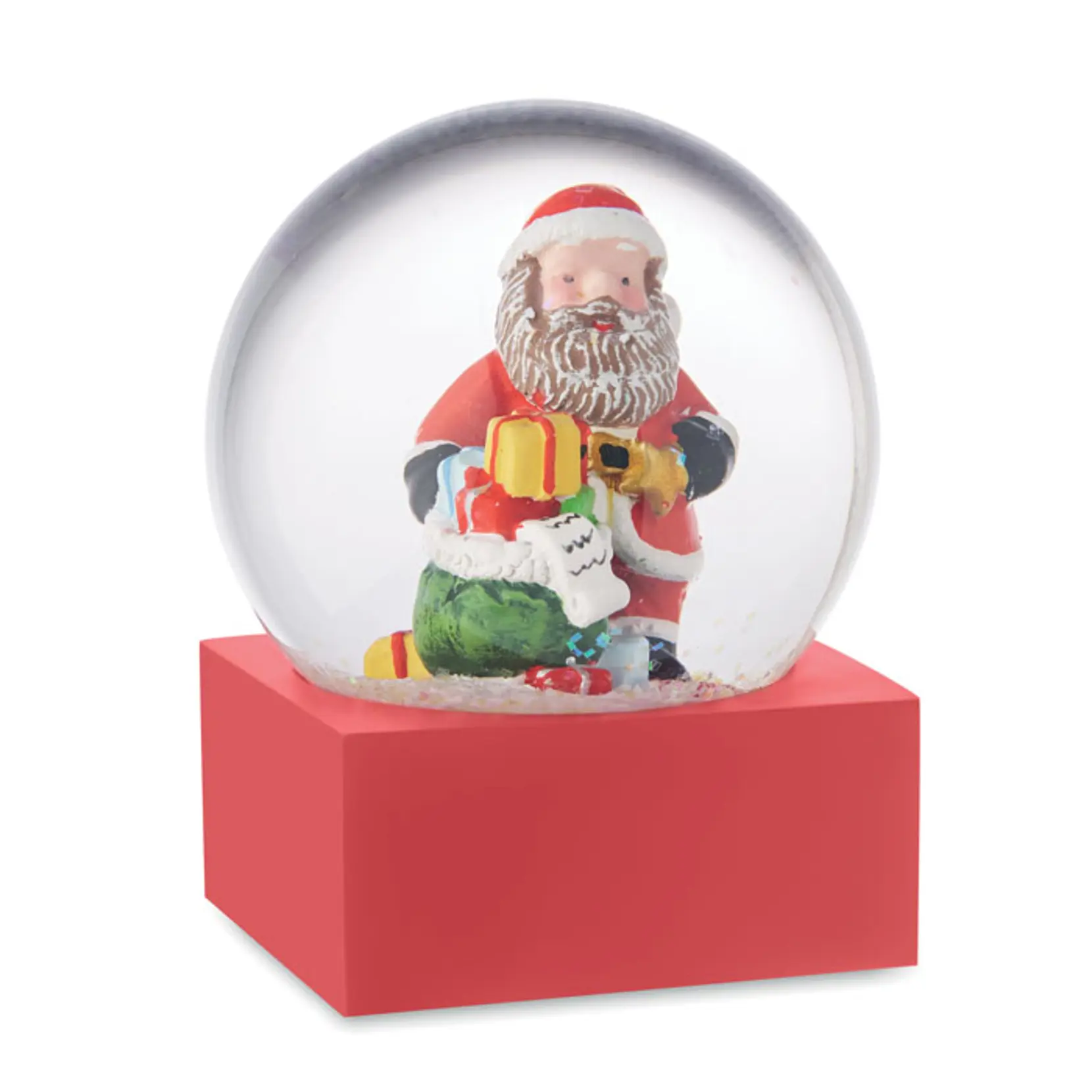 Bild på Snöboll glasprydnad