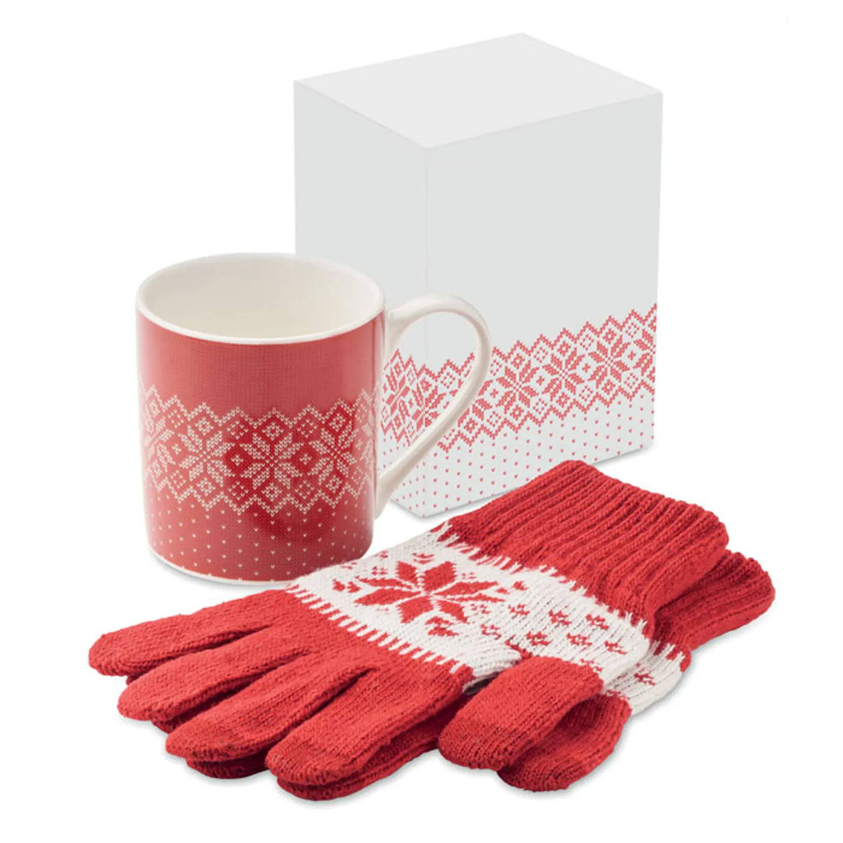 Bild på Julpresentset mugg/vante Bild på Julpresentset mugg/vante