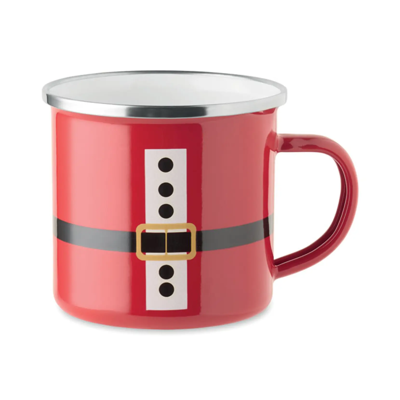 Bild på Emaljmugg vintage tomte 300ml