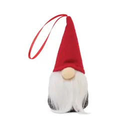 Bild på Julgranspryna med tomte i filt