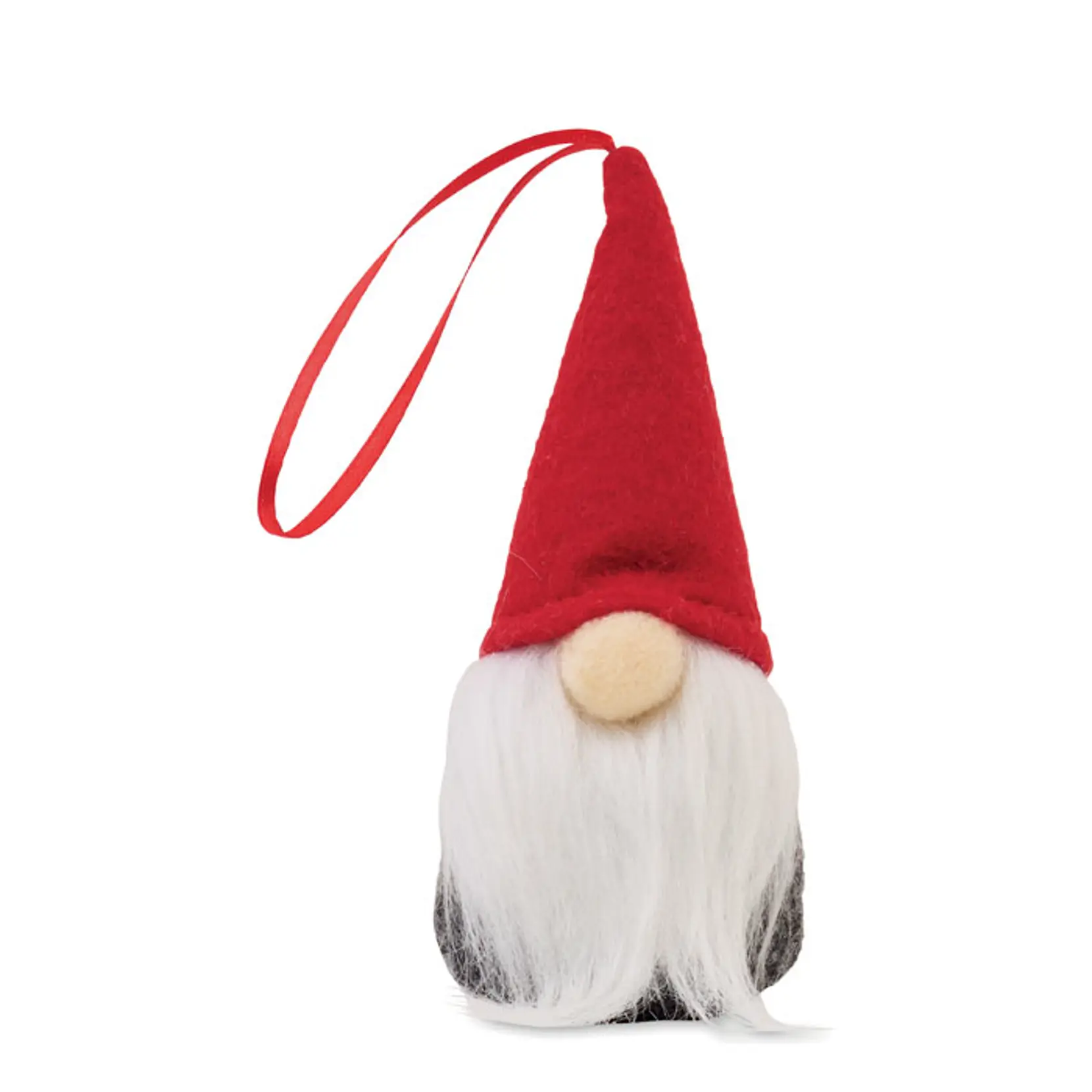 Bild på Julgranspryna med tomte i filt Bild på Julgranspryna med tomte i filt