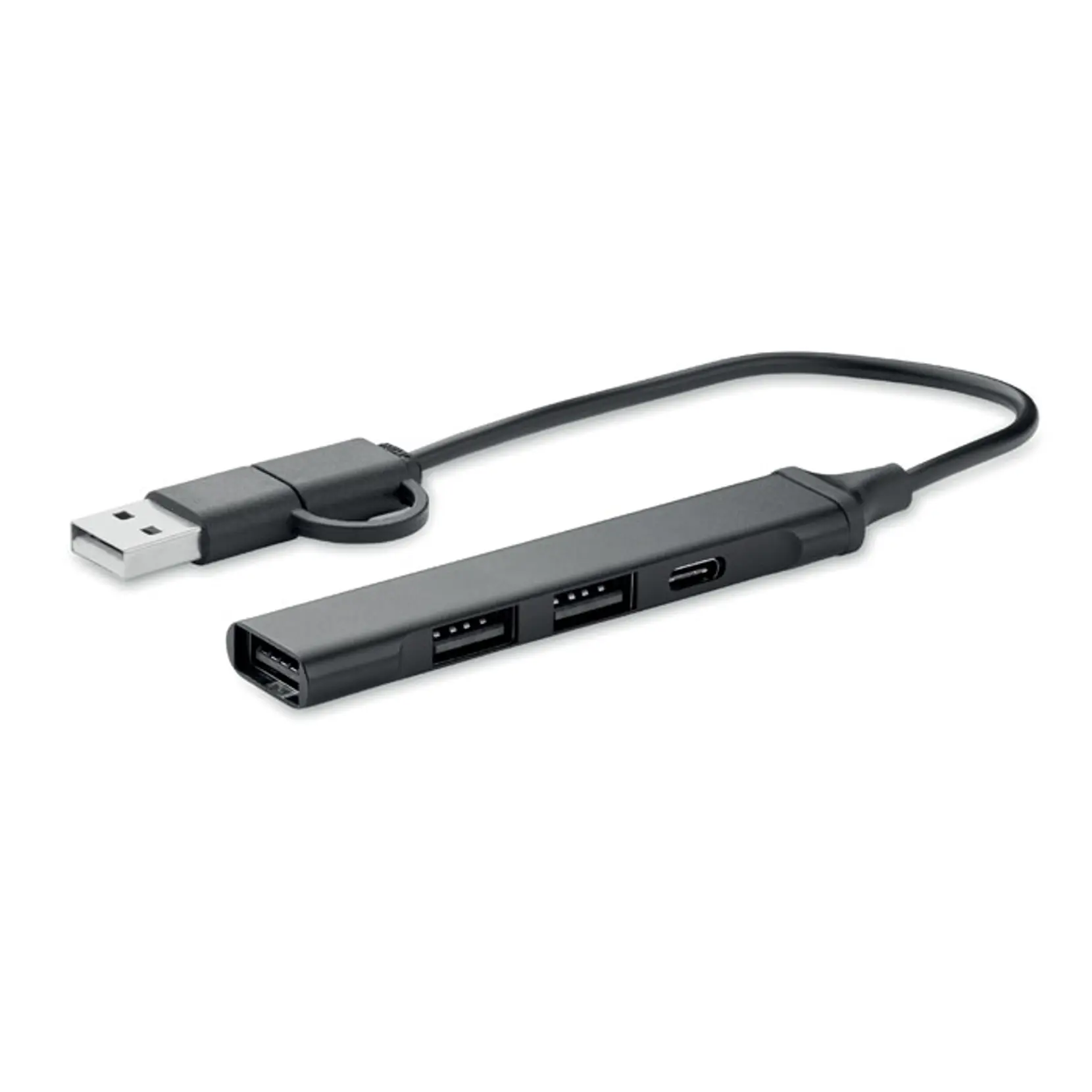 Bild på USB 4 portar hubb 19 cm Bild på USB 4 portar hubb 19 cm