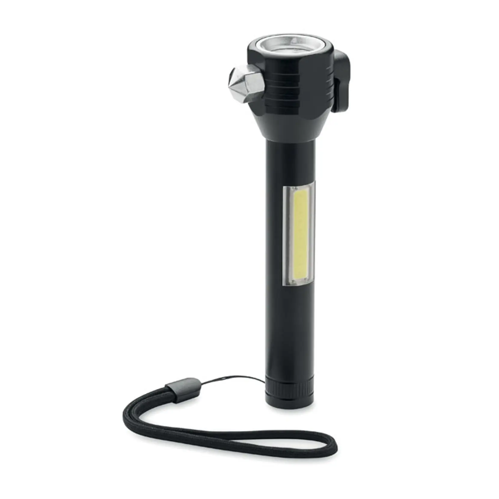 Bild på 3 i 1 ficklampa/nödhammare Bild på 3 i 1 ficklampa/nödhammare