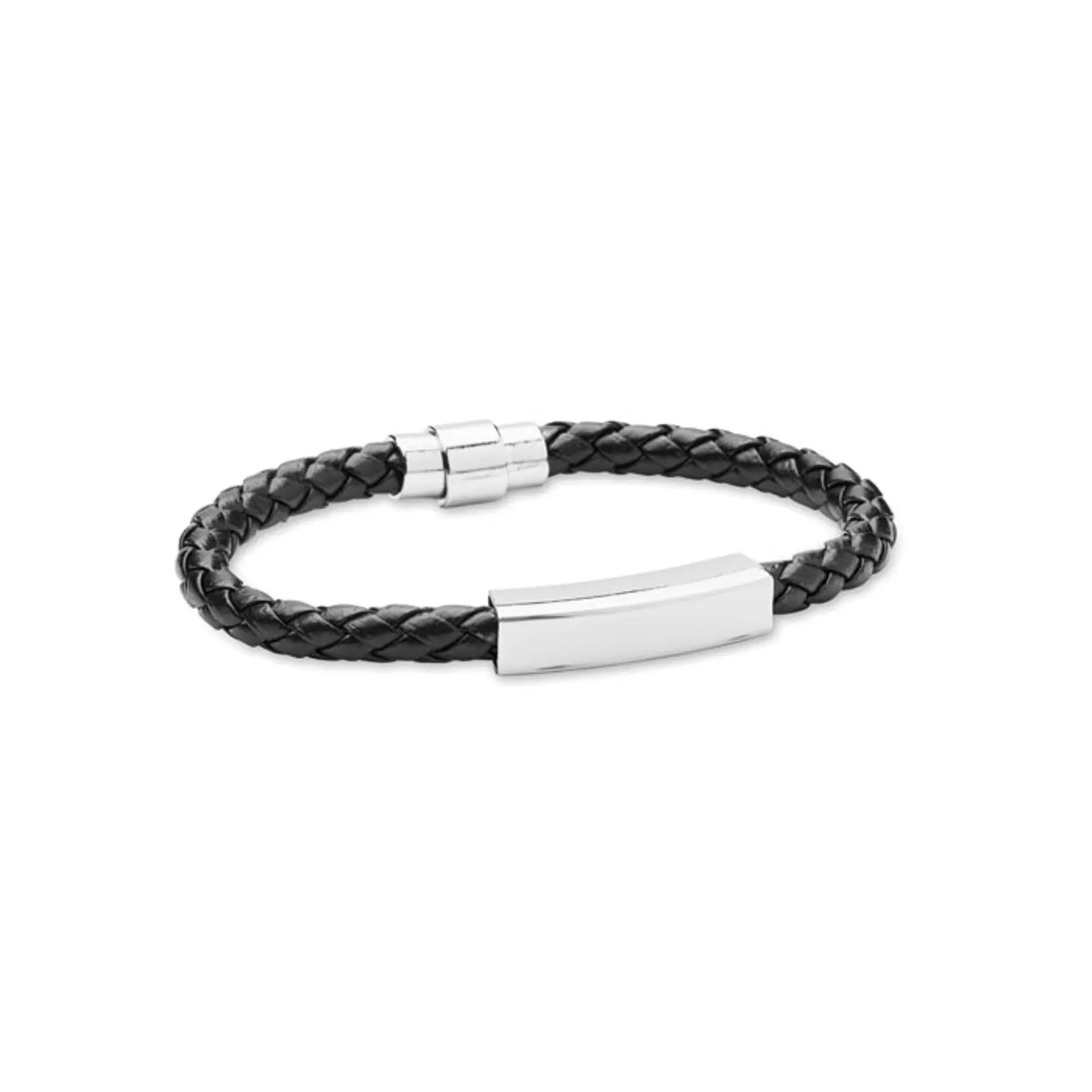 Bild på Armband i flätat konstläder Bild på Armband i flätat konstläder