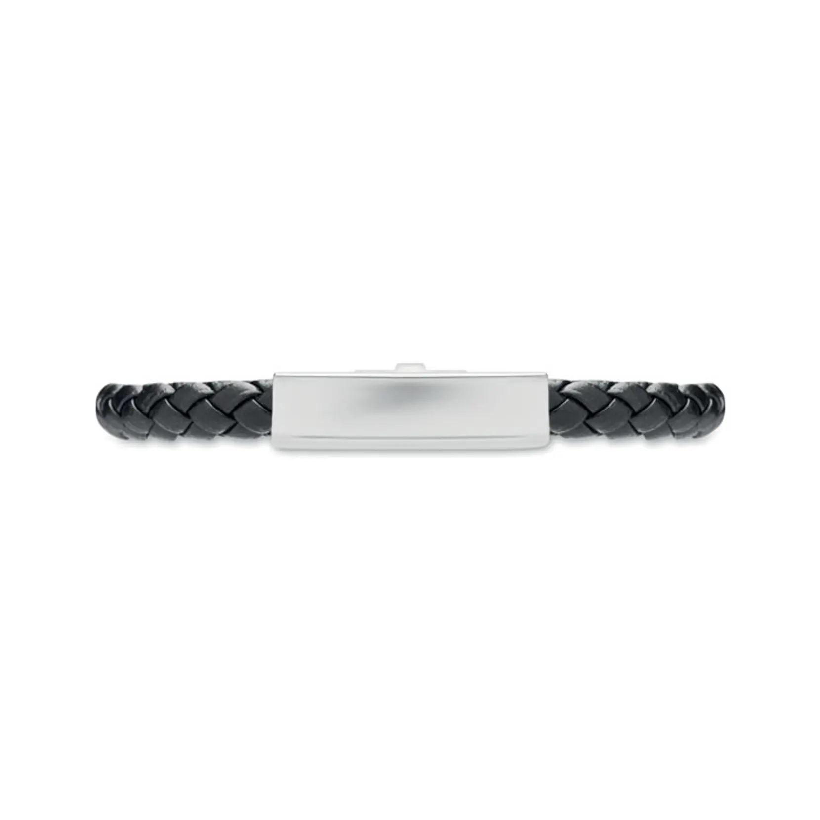 Bild på Armband i flätat konstläder Bild på Armband i flätat konstläder