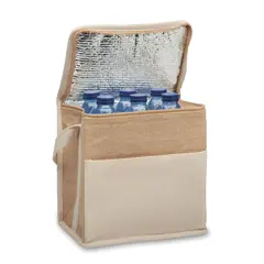 Bild på Kylväska i jute och canvas 3L