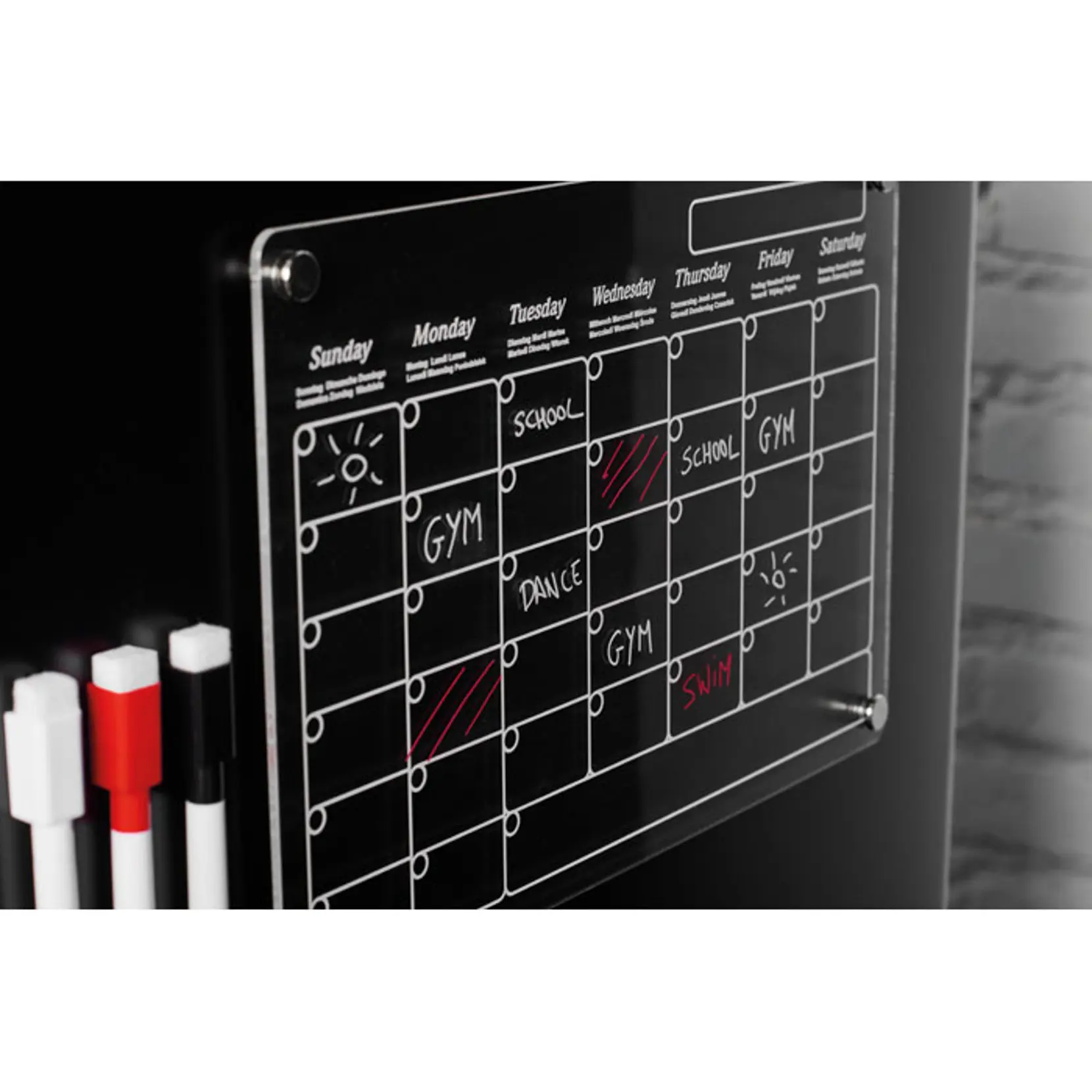 Bild på Planeringskalender magnetisk Bild på Planeringskalender magnetisk