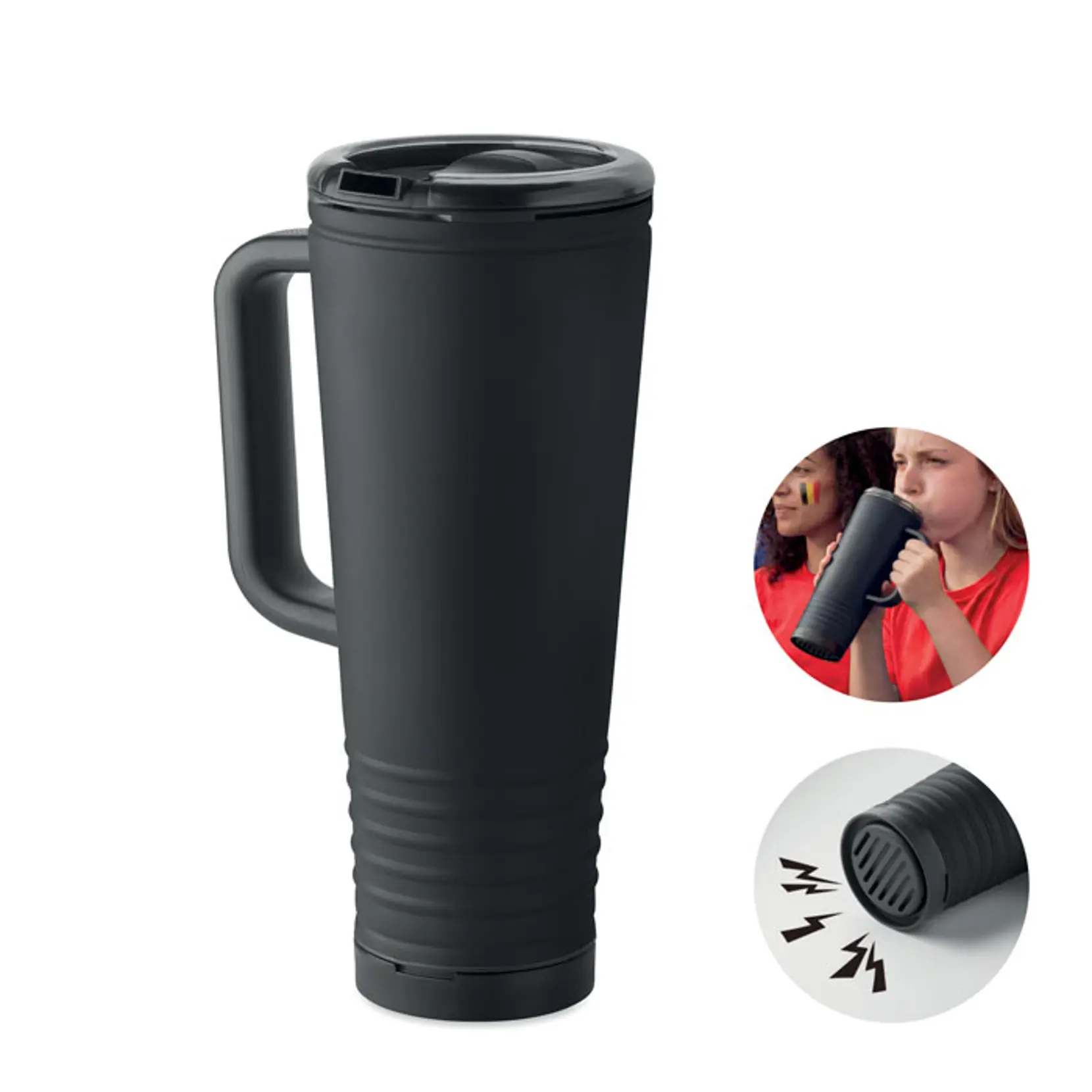 Bild på Dubbelväggig ljud-mugg 700 ml. Bild på Dubbelväggig ljud-mugg 700 ml.