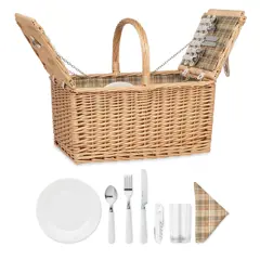 Bild på Flätad picknick korg 4 pers.