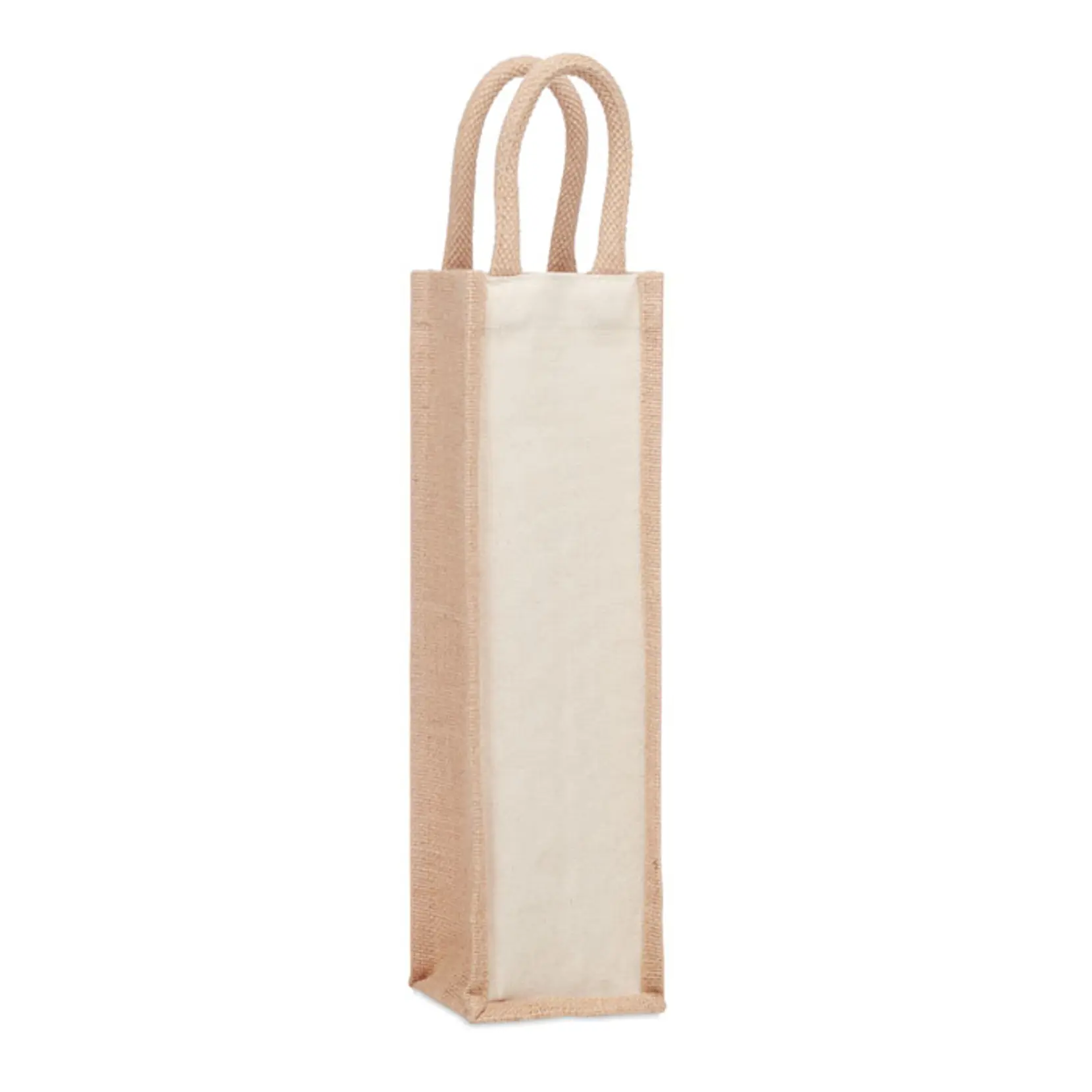Bild på Presentpåse 1 flaska i jute Bild på Presentpåse 1 flaska i jute