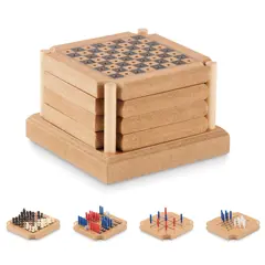 Bild på 4st underlägg med spel