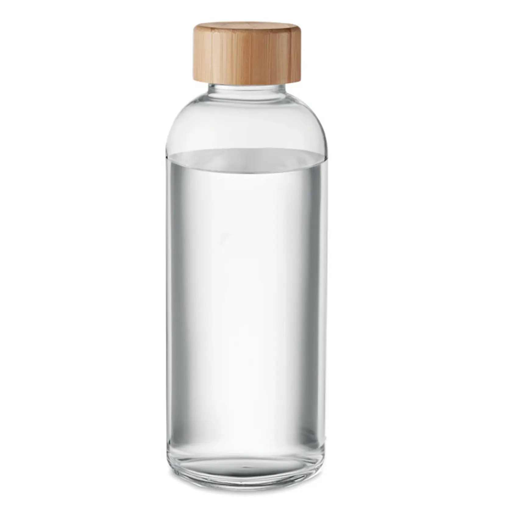 Bild på Glasflaska med bambulock 650ml Bild på Glasflaska med bambulock 650ml