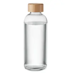 Bild på Glasflaska med bambulock 650ml