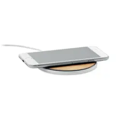 Bild på Trådlös laddare 15W i bambu