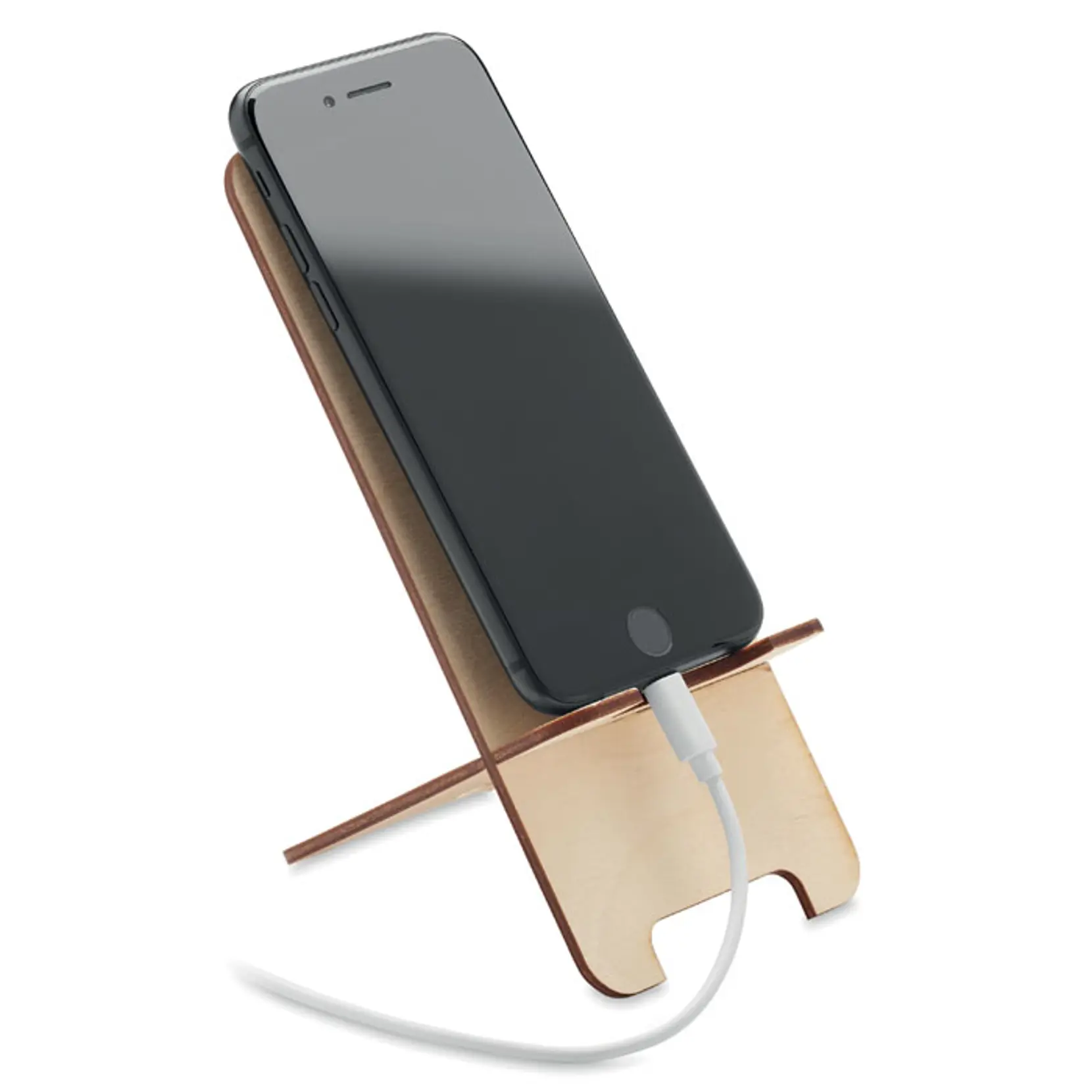 Bild på Telefonstativ i furu trä Bild på Telefonstativ i furu trä