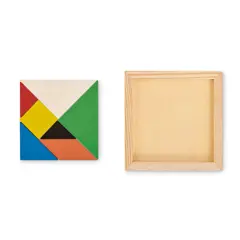 Bild på Tangram-pussel i trä