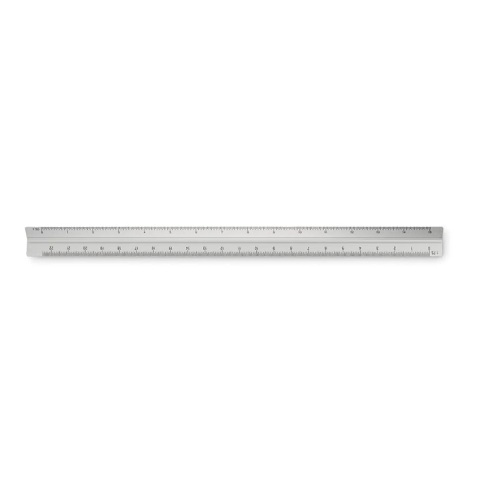 Bild på 30cm arkitektlinjal i aluminium Bild på 30cm arkitektlinjal i aluminium