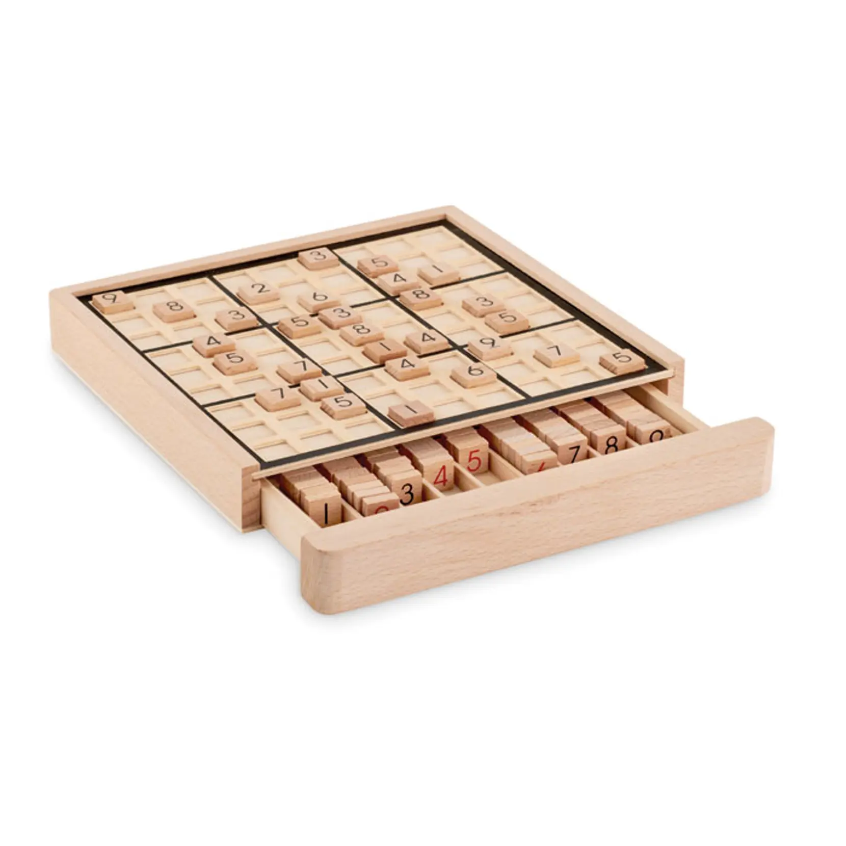 Bild på Sudoku-brädspel i trä Bild på Sudoku-brädspel i trä
