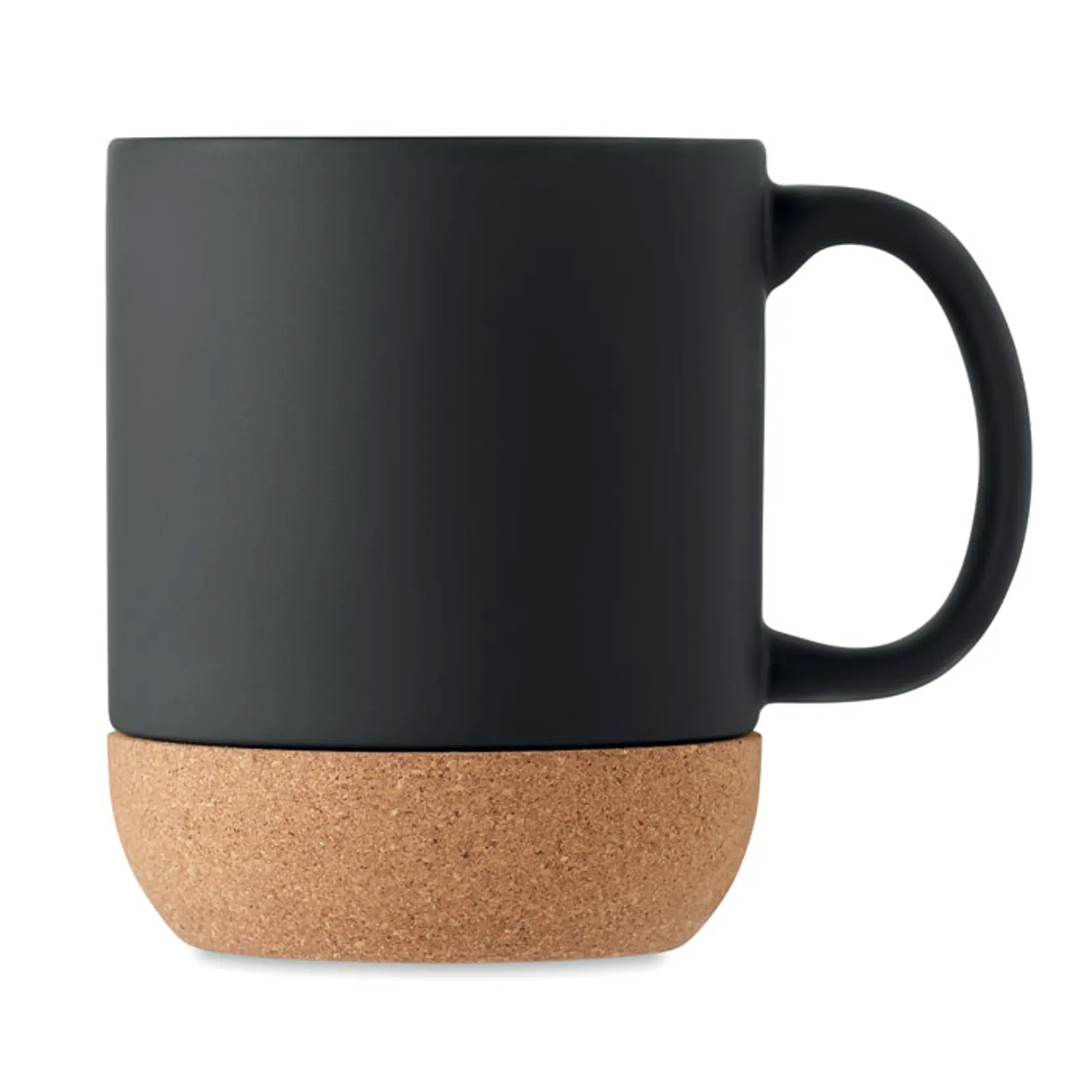 Bild på Matt keramisk mugg med kork Bild på Matt keramisk mugg med kork