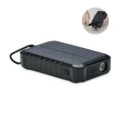 Bild på 8000mAh laddare solcellsdynamo