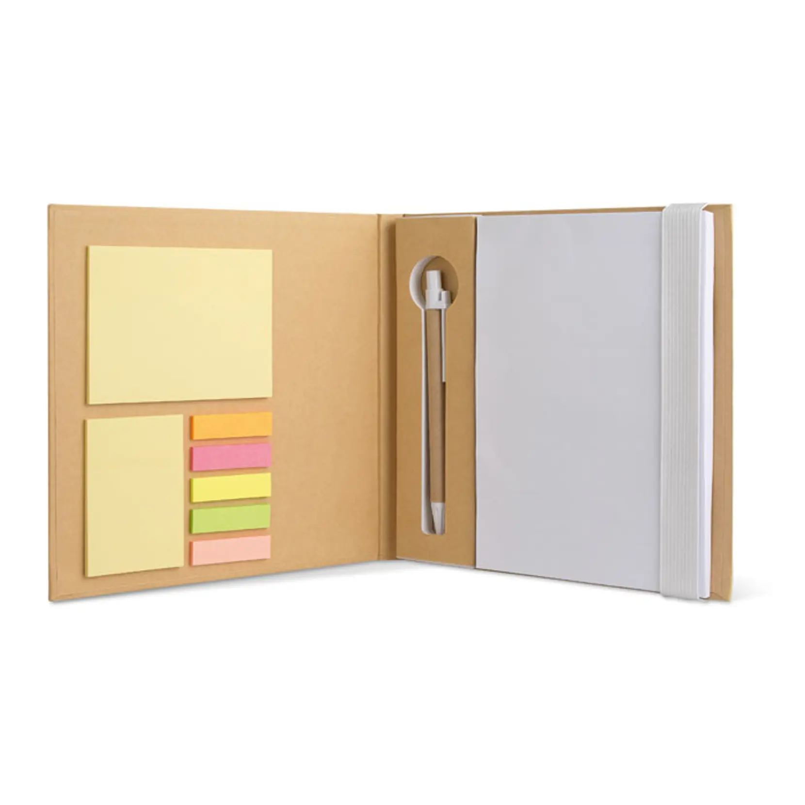 Bild på Block med post-its och penna Bild på Block med post-its och penna