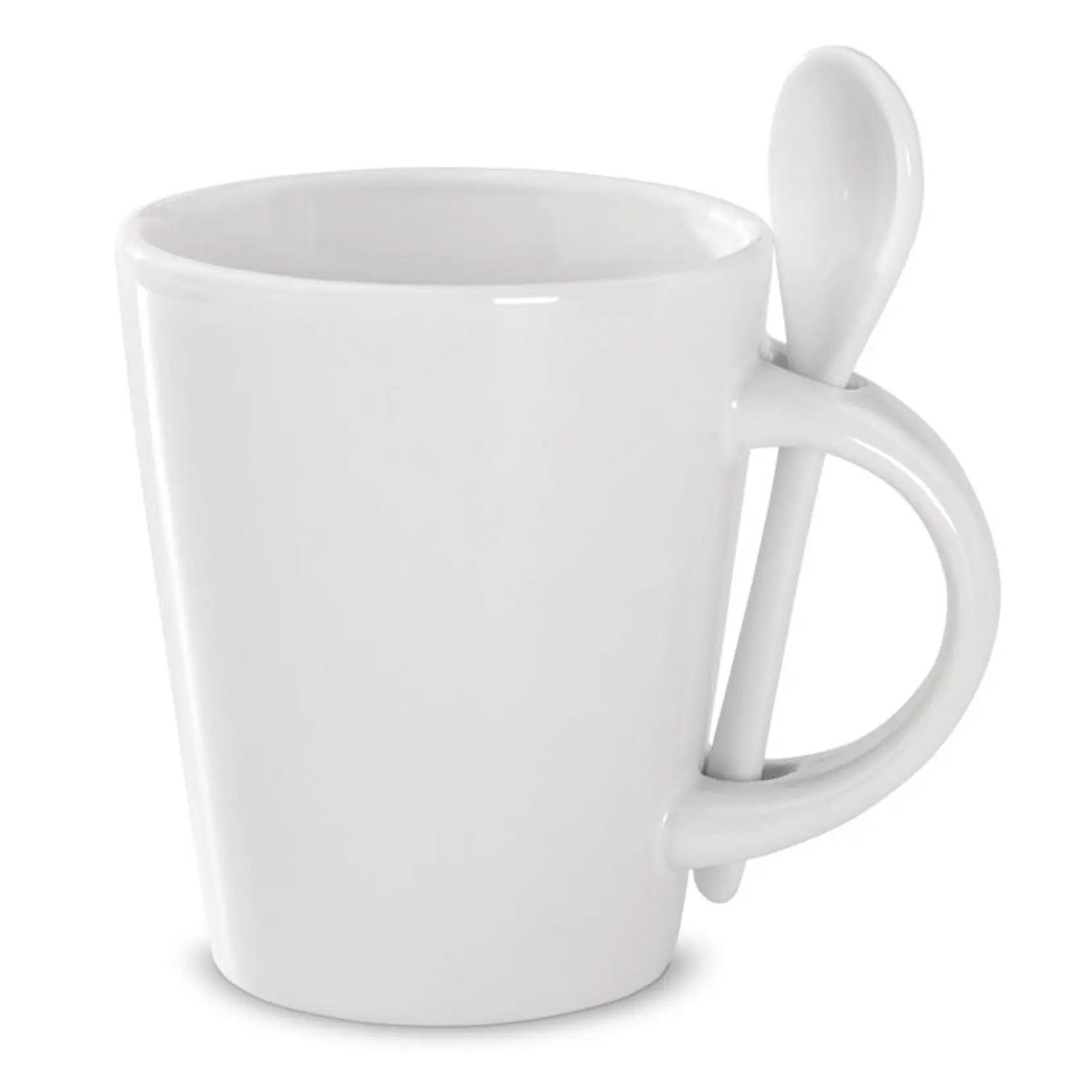 Bild på Sublimerings mugg med sked Bild på Sublimerings mugg med sked