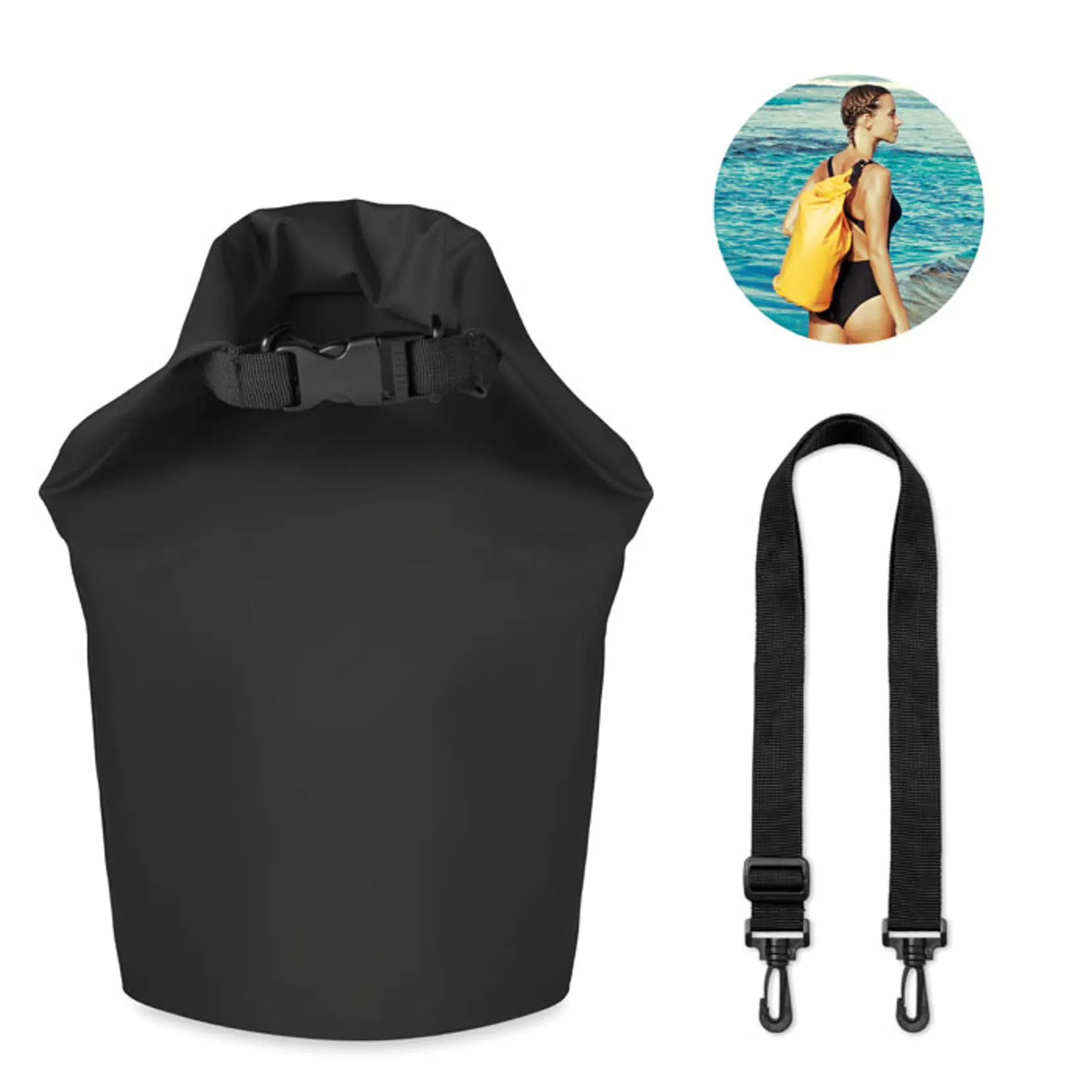 Bild på Vattentät väska PVC 10 L Bild på Vattentät väska PVC 10 L