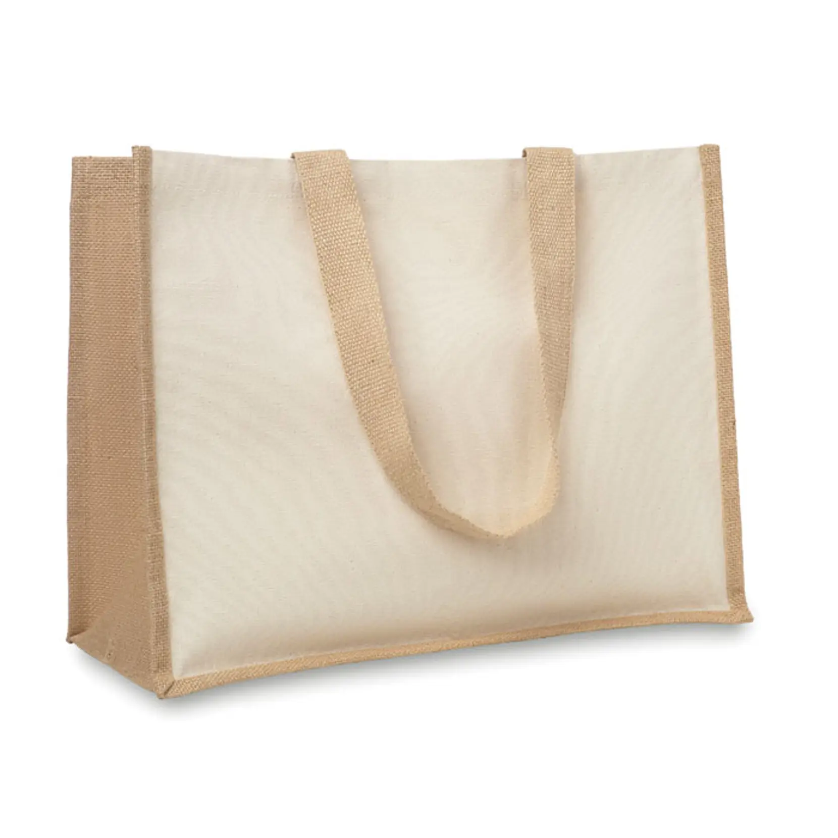 Bild på Shoppingkasse i jute/canvas Bild på Shoppingkasse i jute/canvas