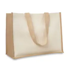 Bild på Shoppingkasse i jute/canvas