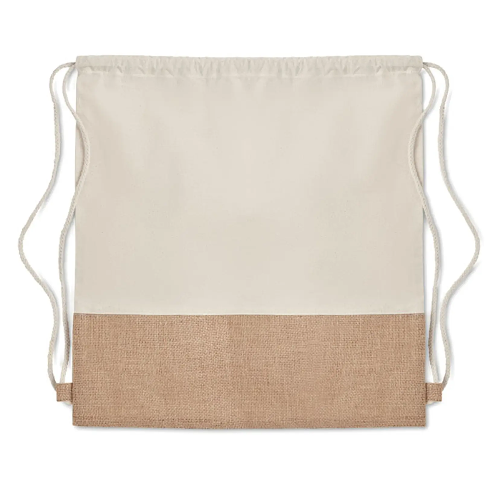 Bild på Twill/ bomullbag med en jutadet Bild på Twill/ bomullbag med en jutadet