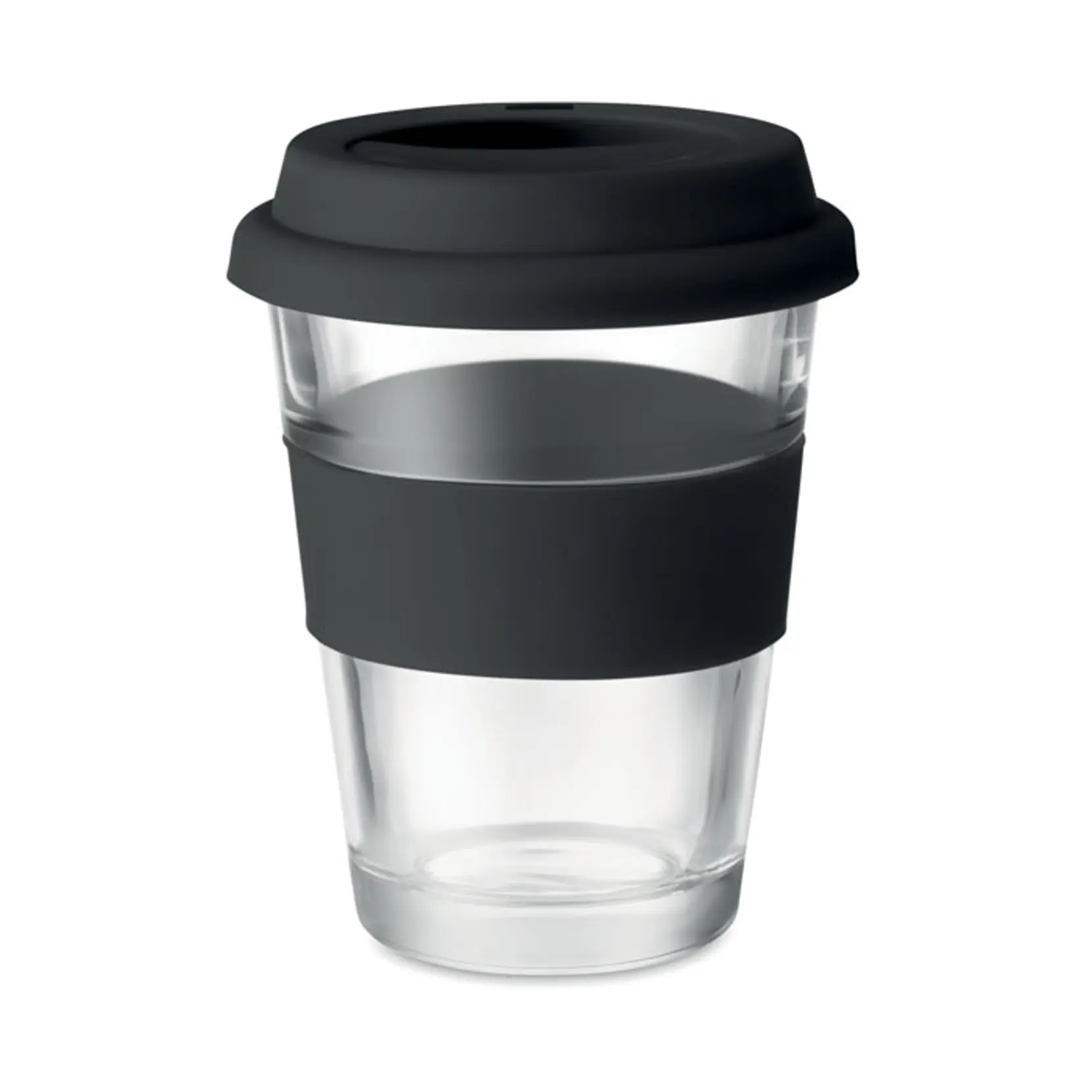 Bild på Take away mugg i glas Bild på Take away mugg i glas