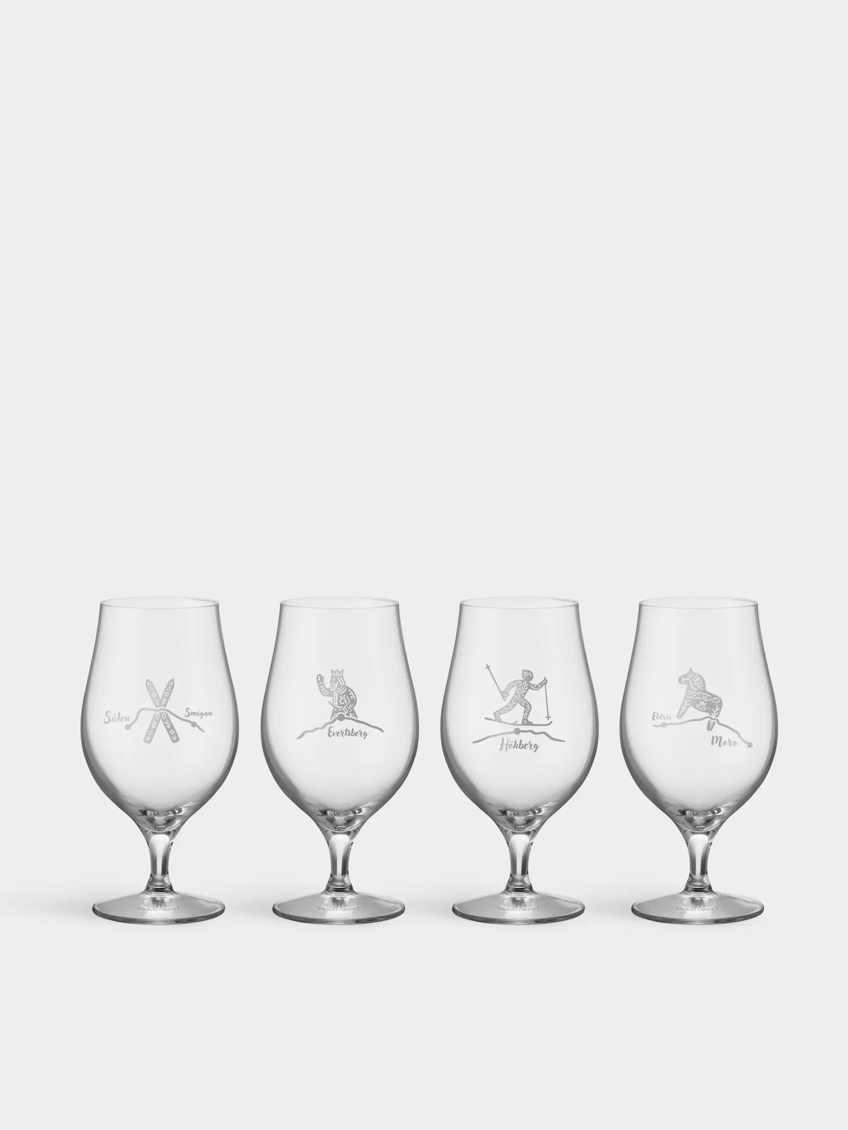 Bild på Vasaloppet More Beer glass 47cl 4-pack Bild på Vasaloppet More Beer glass 47cl 4-pack