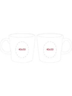Bild på Mugg Forza blank tvåfärgad 250 ml