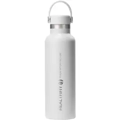 Bild på Hydra Flask Standard Mouth 621ml isolerad vattenflaska i rostfritt stål med lock med sugrör