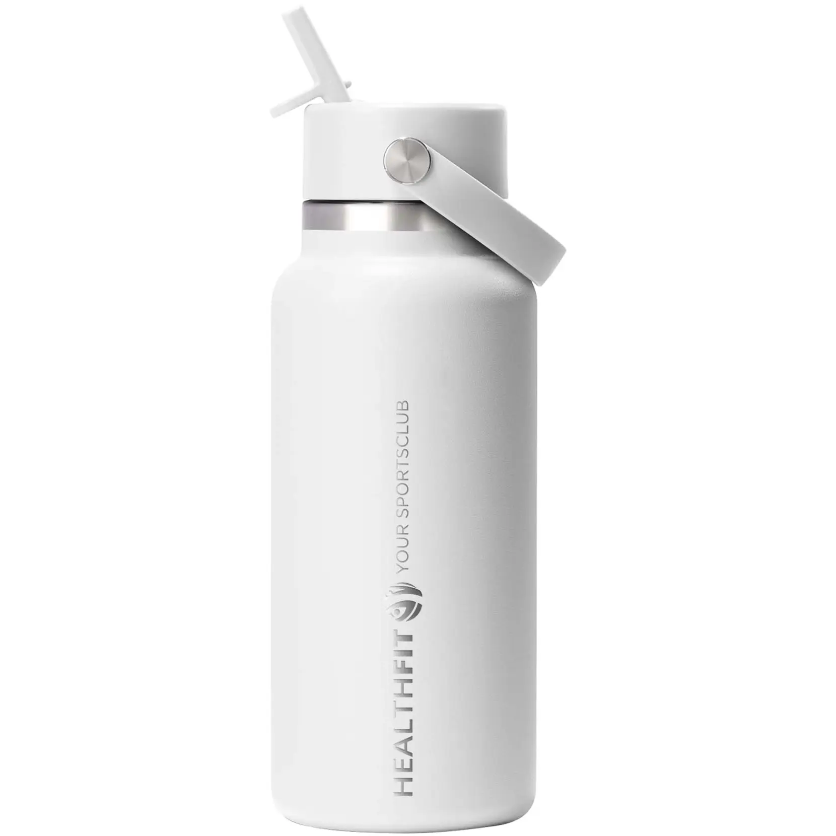 Bild på Hydro Flask Wide Mouth 946ml isolerad vattenflaska i rostfritt stål med lock med sugrör
