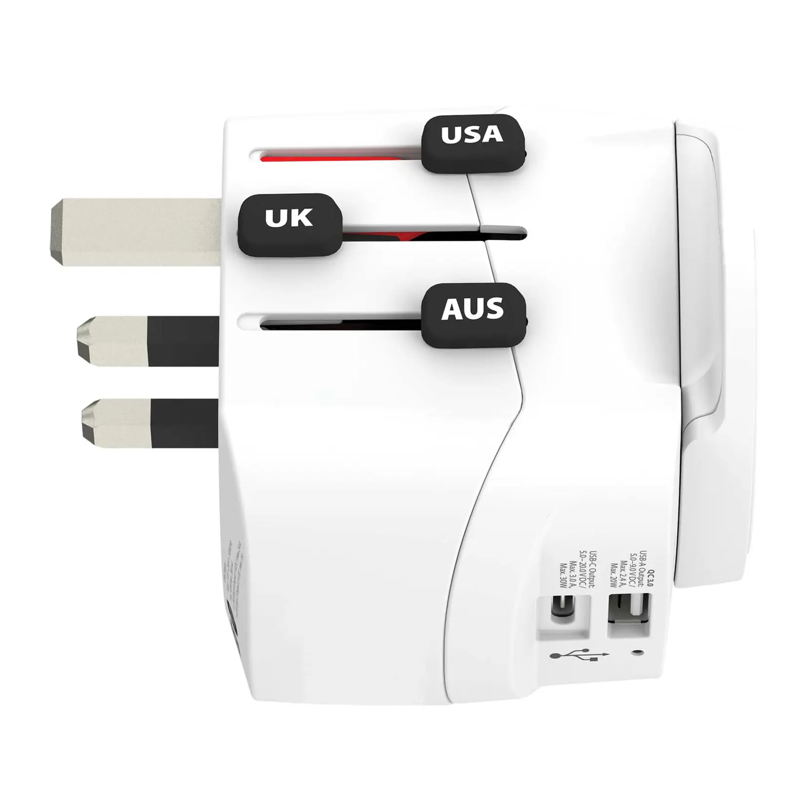 Bild på SKROSS® PRO Light USB AC30PD världsadapter Bild på SKROSS® PRO Light USB AC30PD världsadapter