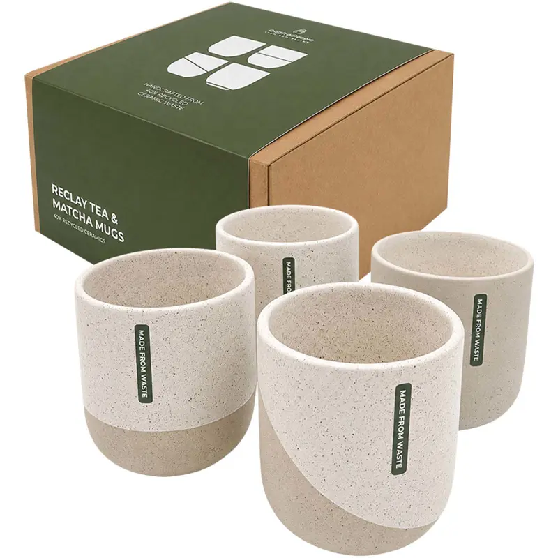 Bild på Originalhome Reclay 350 ml set med muggar för te och matcha 