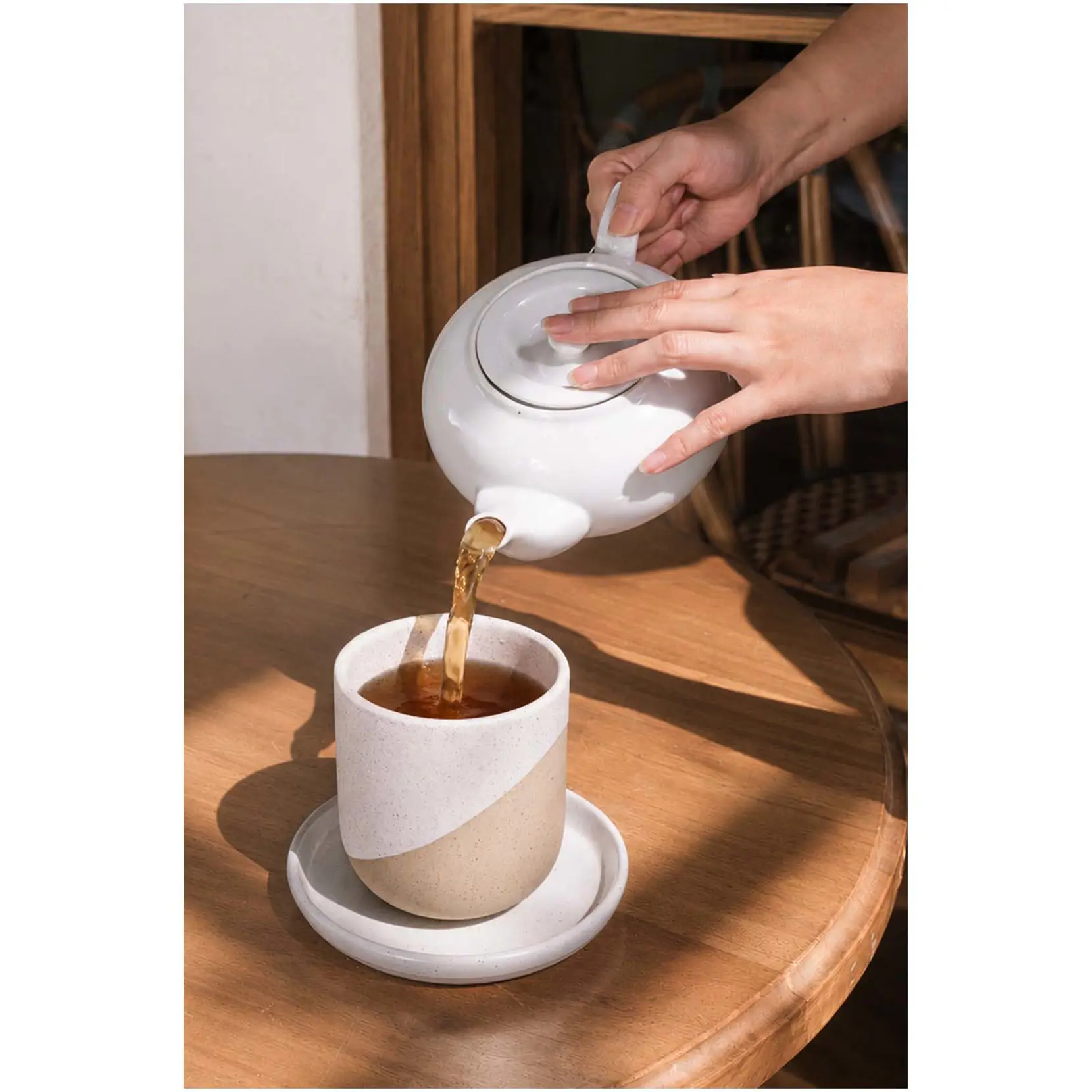Bild på Originalhome Reclay 350 ml set med muggar för te och matcha Bild på Originalhome Reclay 350 ml set med muggar för te och matcha