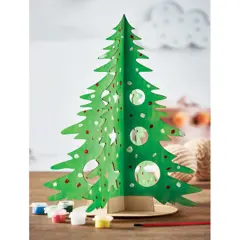 Bild på DIY-julgran i trä