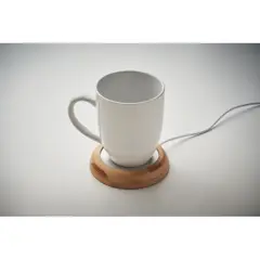 Bild på Muggvärmare i bambu med USB