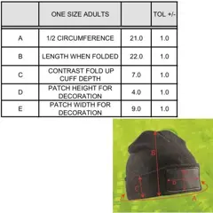Bild på Recycled Thinsulate™ Printers Beanie