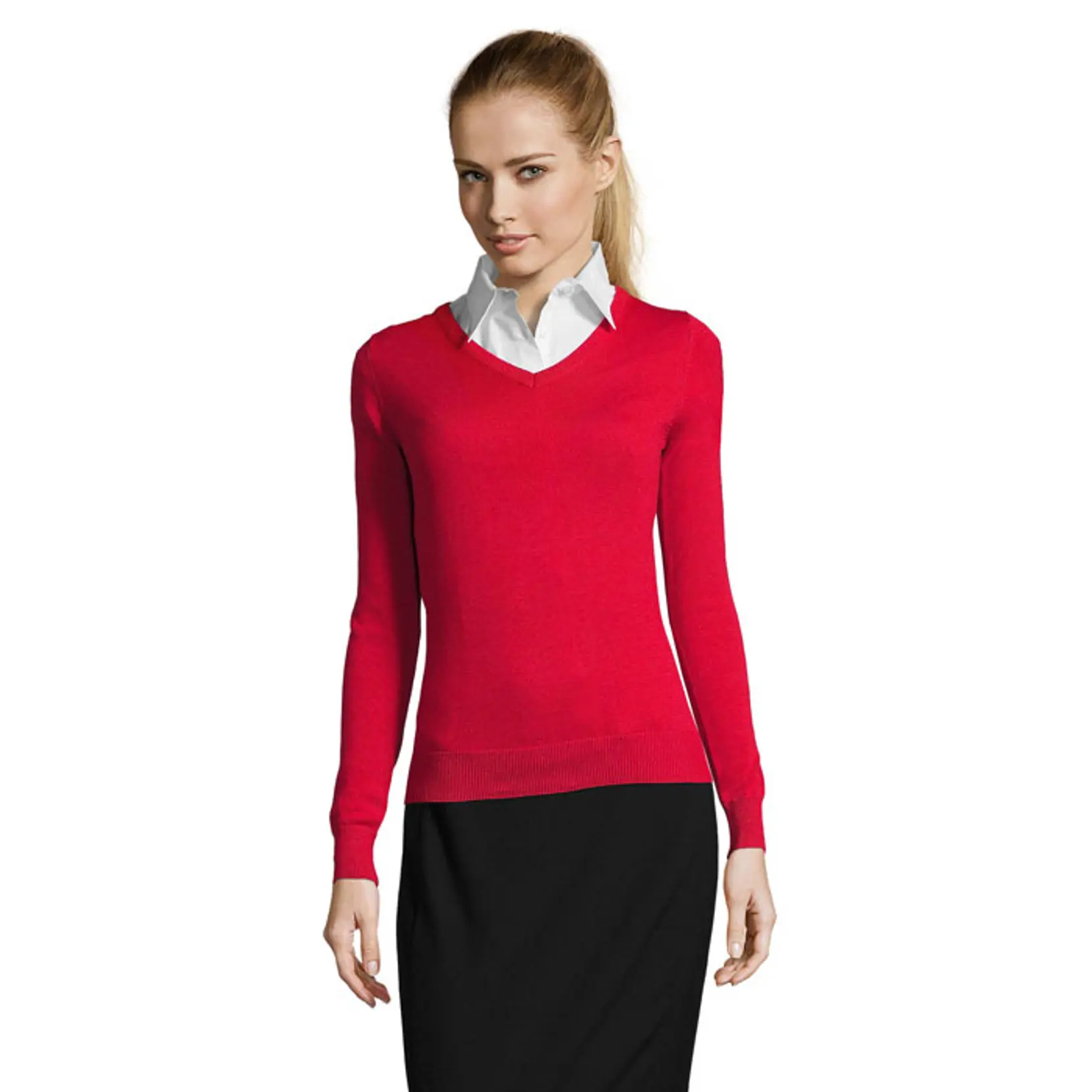 Bild på GALAXY DAM V-NECK SWEATER Bild på GALAXY DAM V-NECK SWEATER