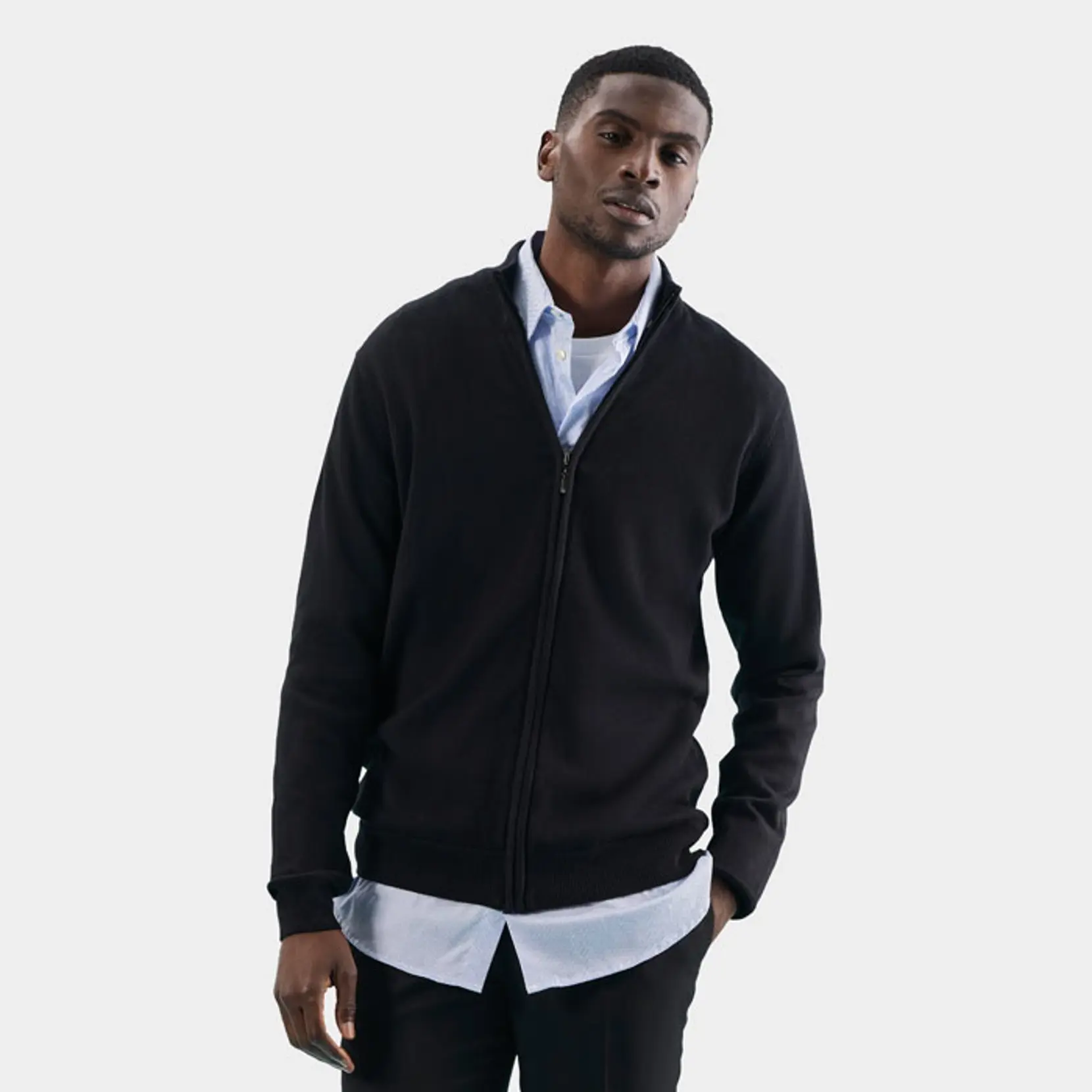 Bild på GORDON HERR ZIPPED CARDIGAN Bild på GORDON HERR ZIPPED CARDIGAN