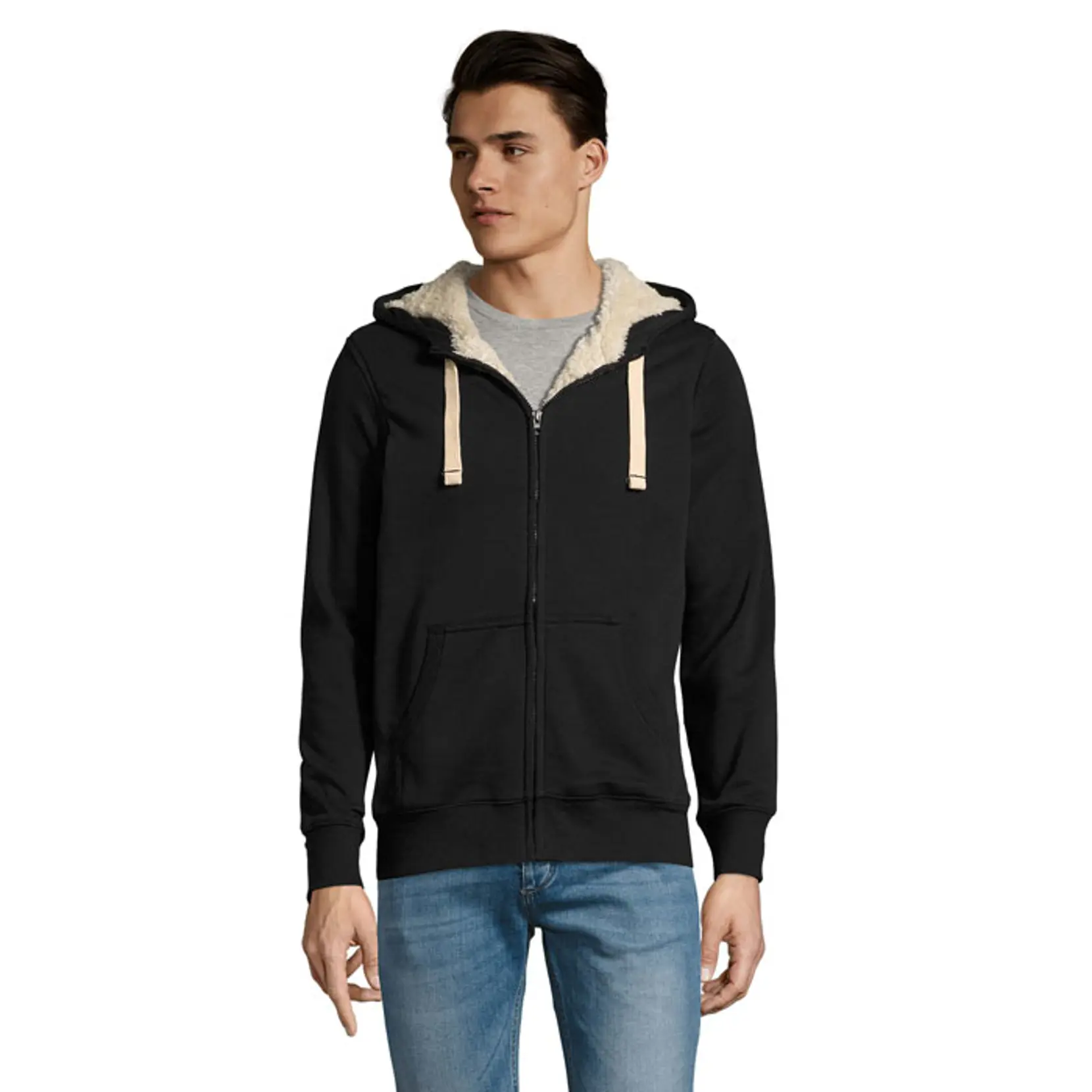 Bild på SHERPA UNISEX ZIPPED JACKA Bild på SHERPA UNISEX ZIPPED JACKA
