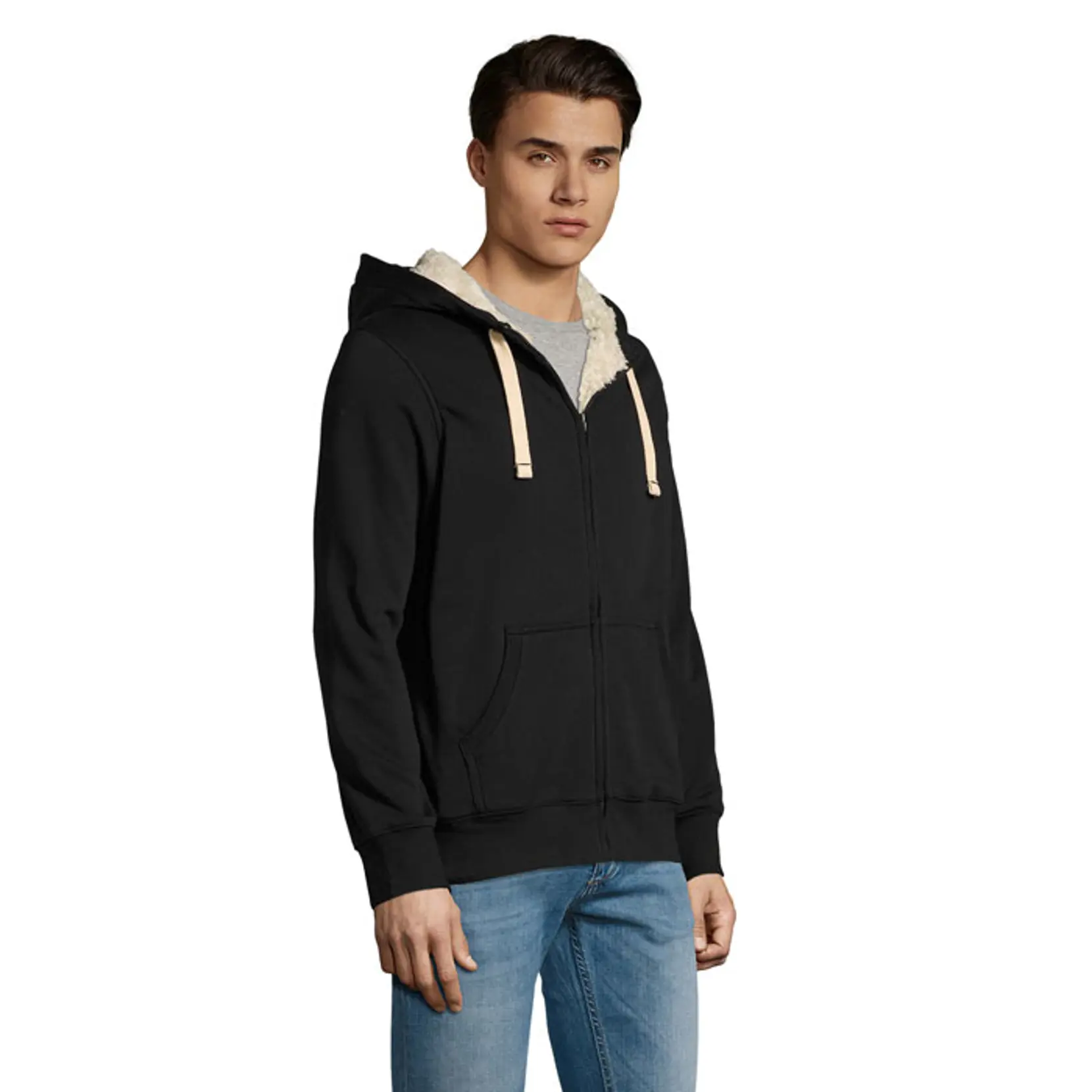 Bild på SHERPA UNISEX ZIPPED JACKA Bild på SHERPA UNISEX ZIPPED JACKA